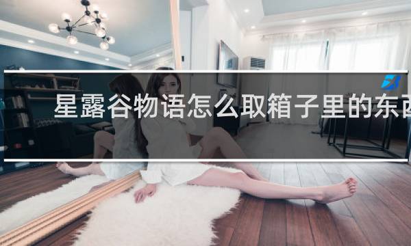 星露谷物语怎么取箱子里的东西