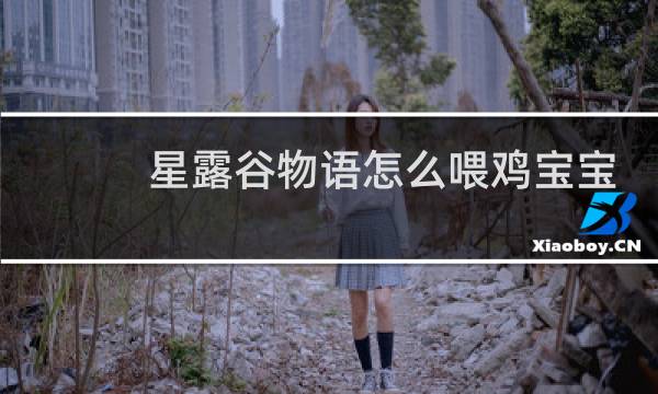 星露谷物语怎么喂鸡宝宝