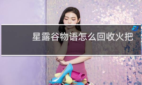 星露谷物语怎么回收火把