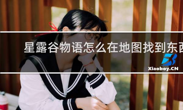 星露谷物语怎么在地图找到东西