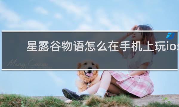 星露谷物语怎么在手机上玩ios