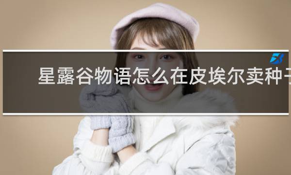 星露谷物语怎么在皮埃尔卖种子