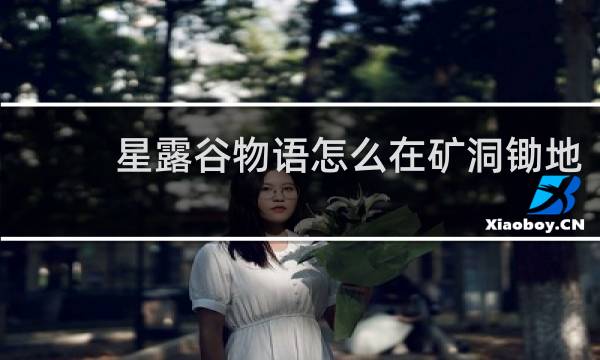 星露谷物语怎么在矿洞锄地