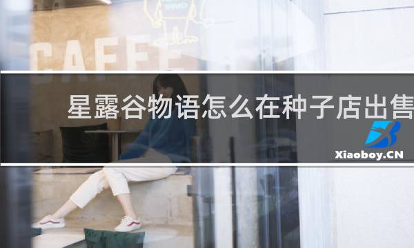 星露谷物语怎么在种子店出售