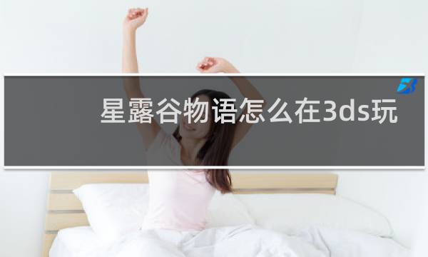 星露谷物语怎么在3ds玩