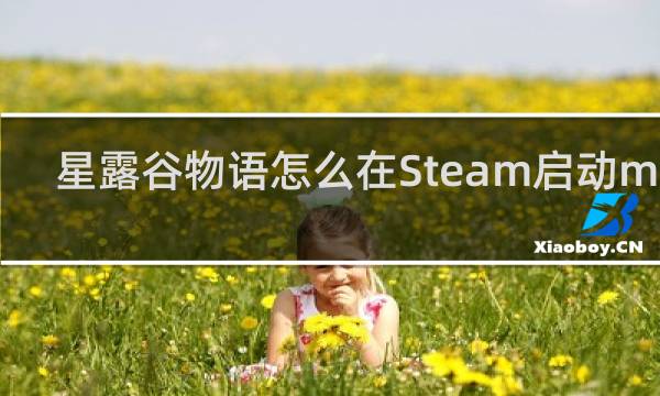 星露谷物语怎么在Steam启动mod