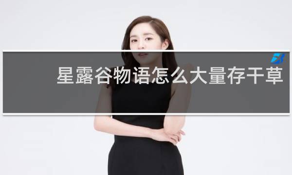 星露谷物语怎么大量存干草