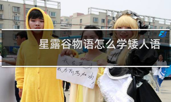 星露谷物语怎么学矮人语