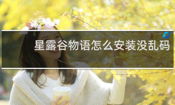 星露谷物语怎么安装没乱码