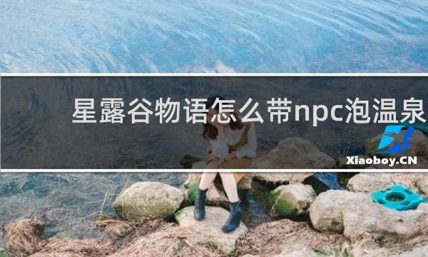星露谷物语怎么带npc泡温泉