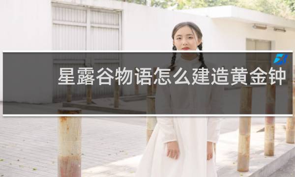 星露谷物语怎么建造黄金钟