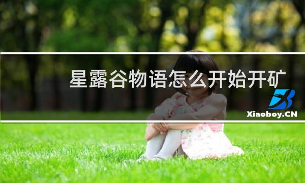 星露谷物语怎么开始开矿
