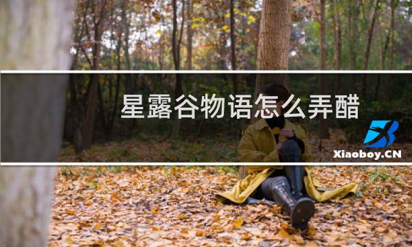 星露谷物语怎么弄醋