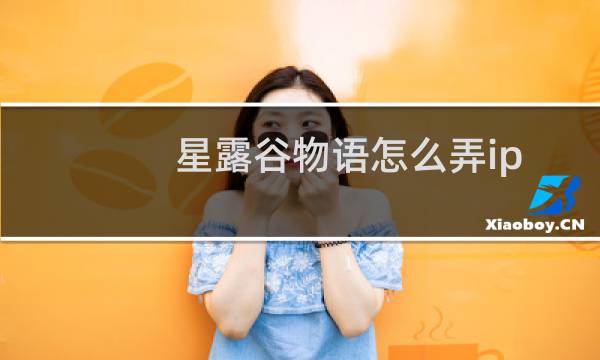 星露谷物语怎么弄ip