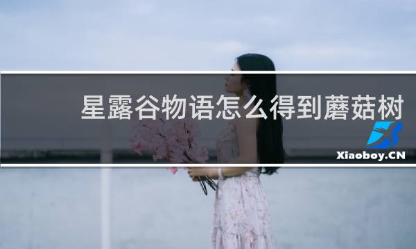 星露谷物语怎么得到蘑菇树