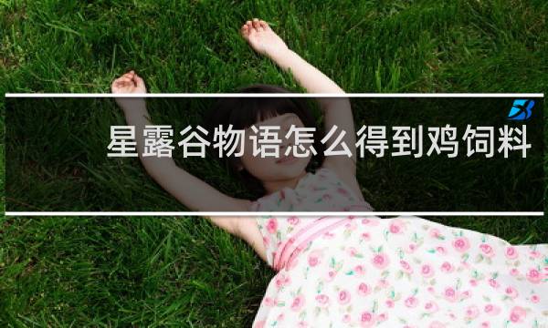 星露谷物语怎么得到鸡饲料