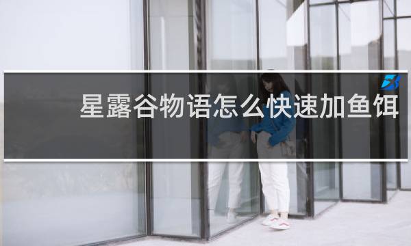 星露谷物语怎么快速加鱼饵