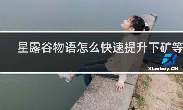 星露谷物语怎么快速提升下矿等级
