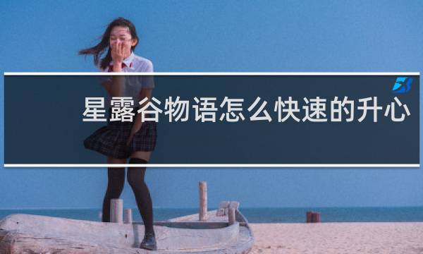 星露谷物语怎么快速的升心