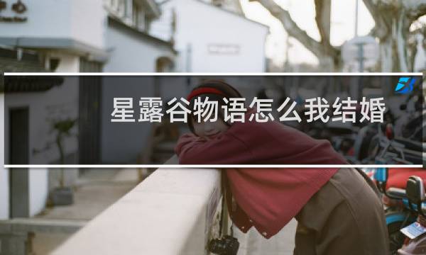 星露谷物语怎么我结婚
