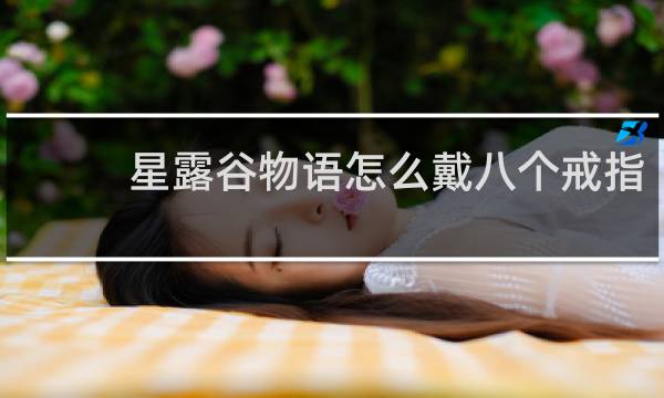 星露谷物语怎么戴八个戒指