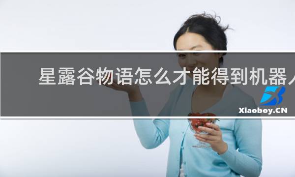 星露谷物语怎么才能得到机器人