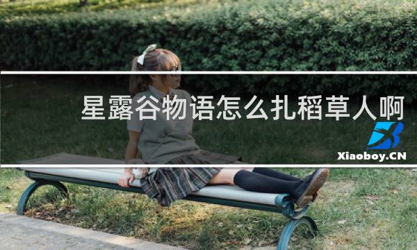 星露谷物语怎么扎稻草人啊