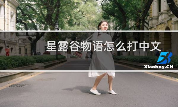 星露谷物语怎么打中文