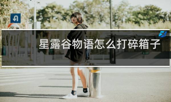 星露谷物语怎么打碎箱子
