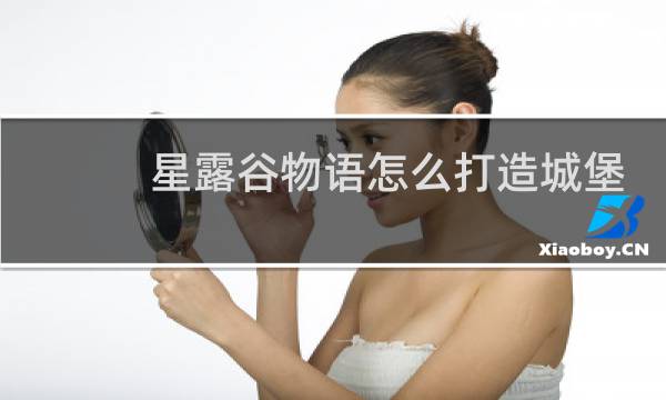 星露谷物语怎么打造城堡