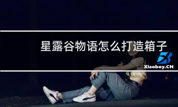 星露谷物语怎么打造箱子