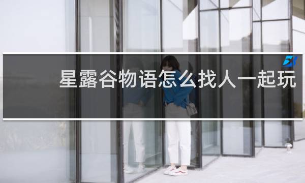 星露谷物语怎么找人一起玩