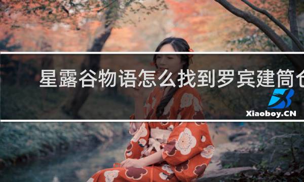 星露谷物语怎么找到罗宾建筒仓
