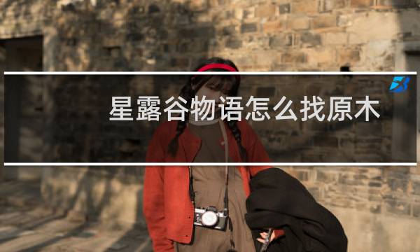 星露谷物语怎么找原木