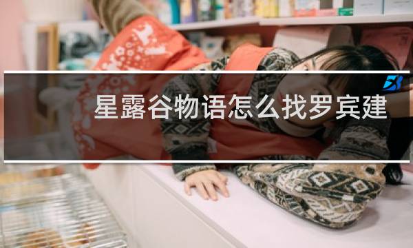星露谷物语怎么找罗宾建