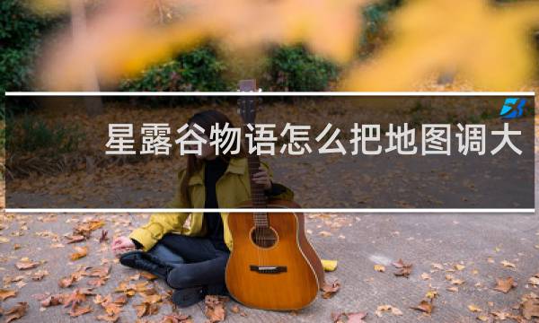 星露谷物语怎么把地图调大