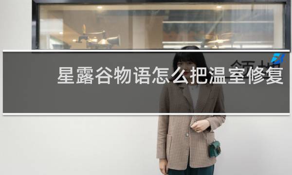 星露谷物语怎么把温室修复