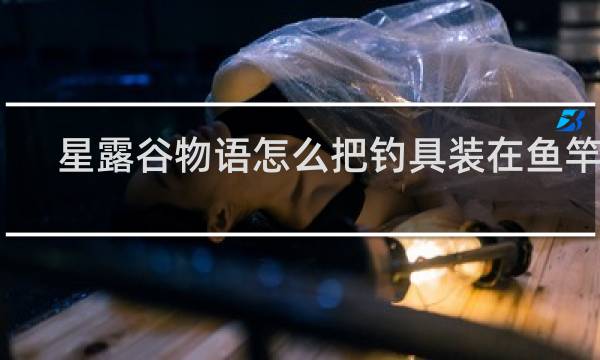 星露谷物语怎么把钓具装在鱼竿上