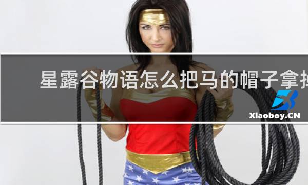 星露谷物语怎么把马的帽子拿掉