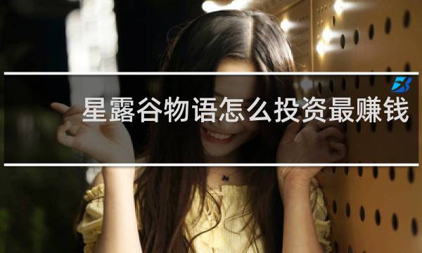 星露谷物语怎么投资最赚钱
