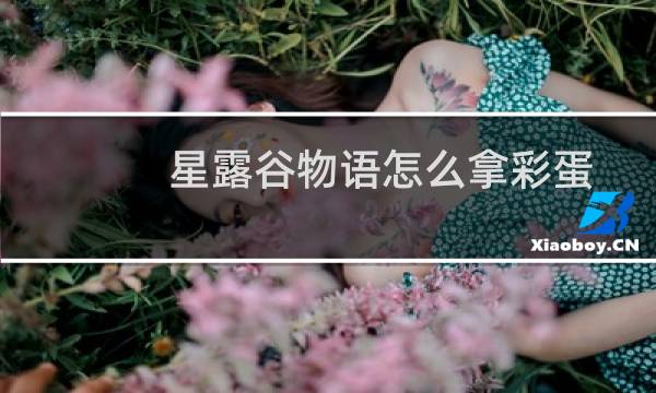 星露谷物语怎么拿彩蛋