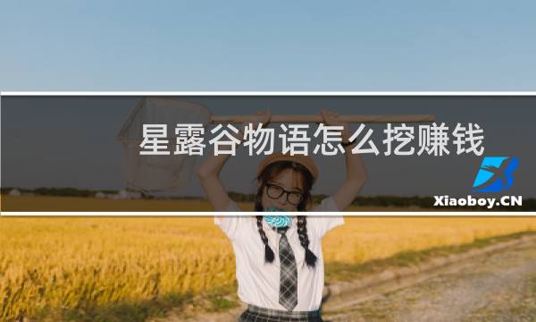 星露谷物语怎么挖赚钱