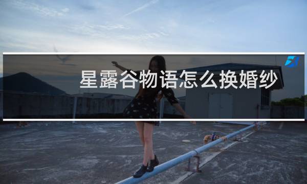 星露谷物语怎么换婚纱