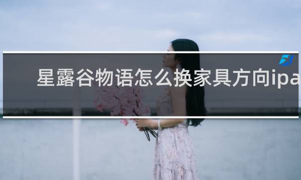 星露谷物语怎么换家具方向ipad