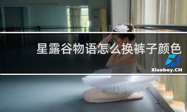 星露谷物语怎么换裤子颜色