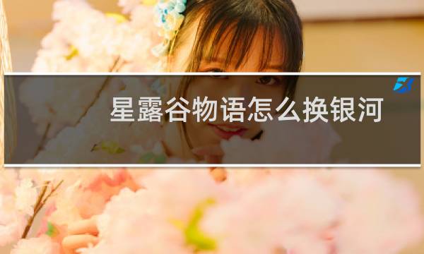 星露谷物语怎么换银河