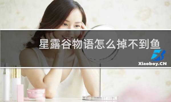 星露谷物语怎么掉不到鱼