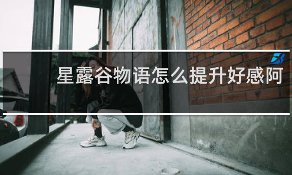 星露谷物语怎么提升好感阿