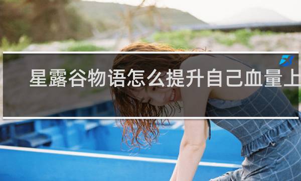星露谷物语怎么提升自己血量上限