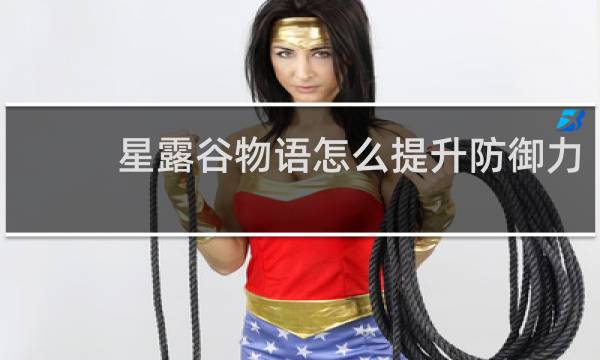 星露谷物语怎么提升防御力